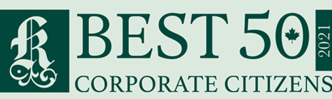 2021 Canada's top 50 corporate citizens logo